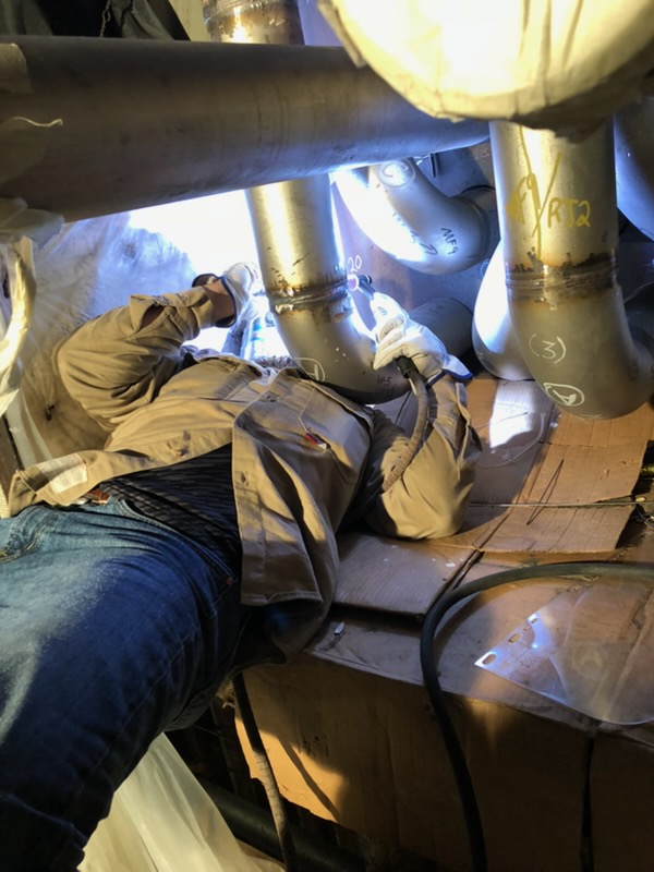 Convection Section Welding