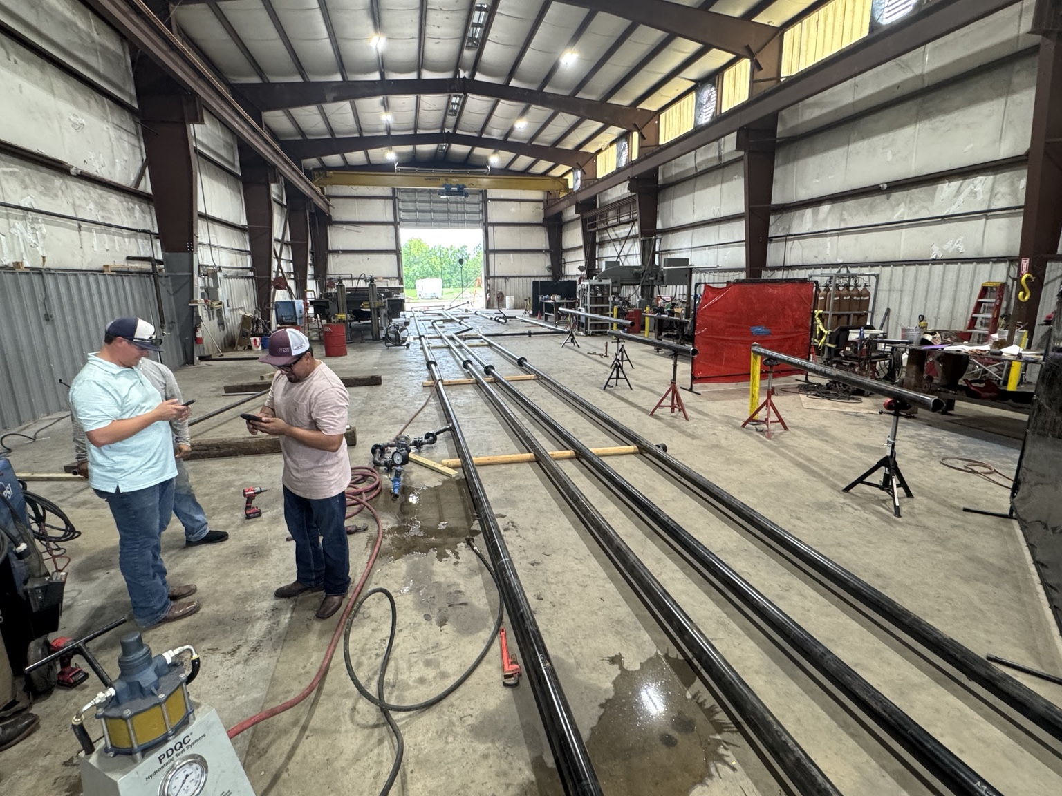 Pipe Spool Hydrotest Layout