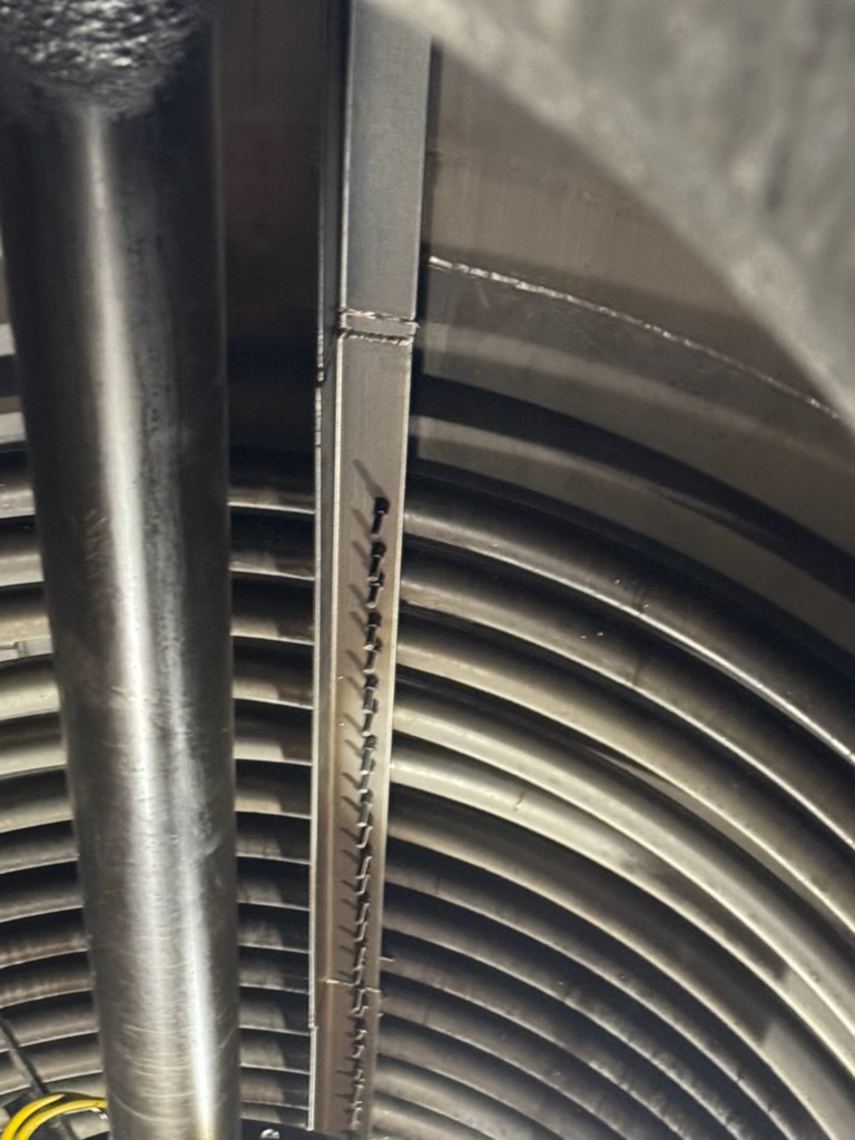 Reactor Coil Weld Detail