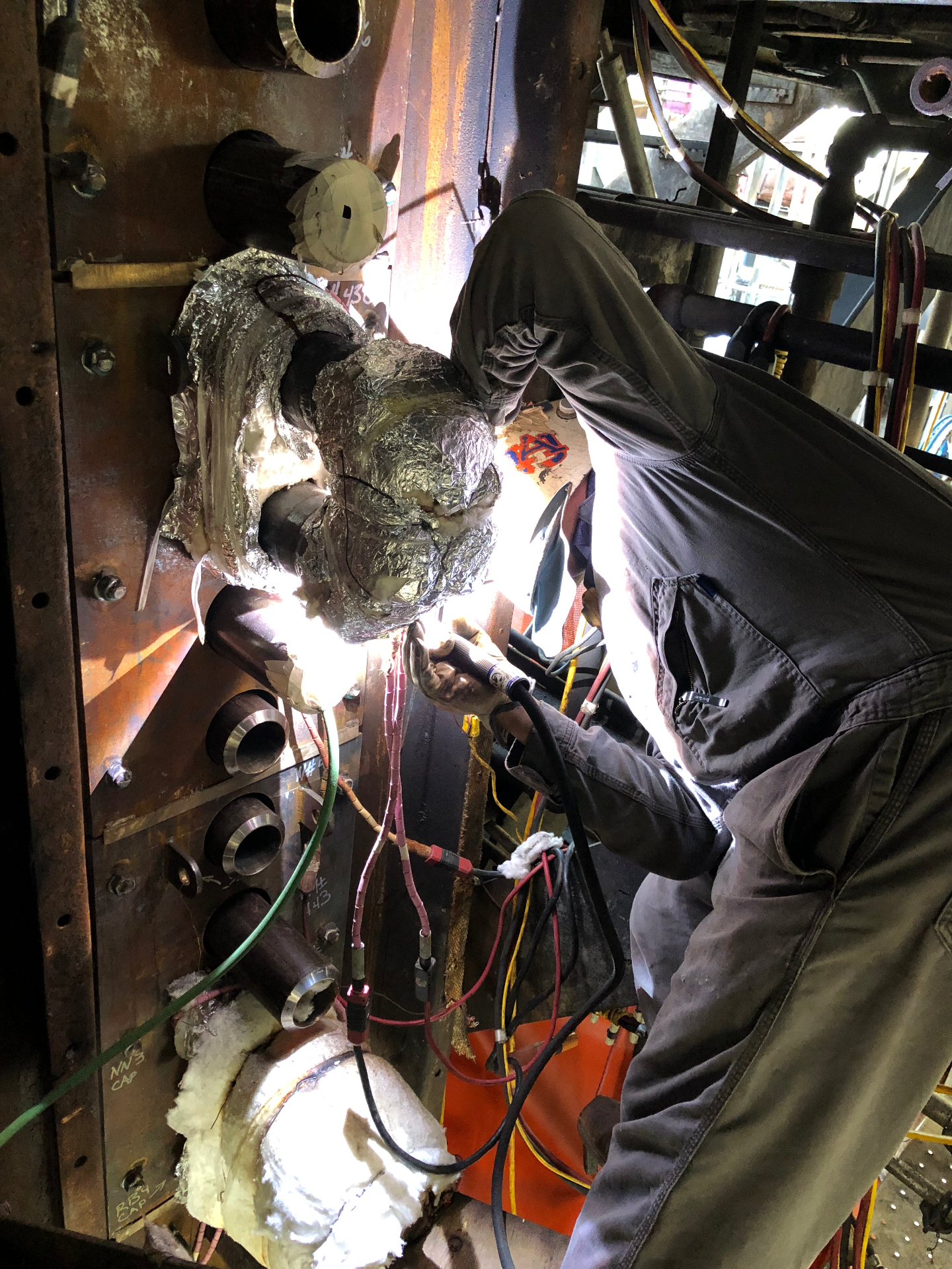 Nozzle Weld Buildup