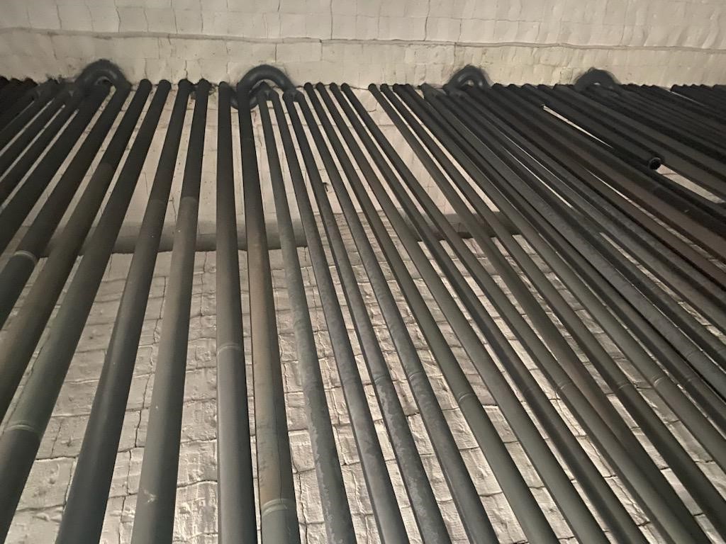 New Radiant Tubes Installed