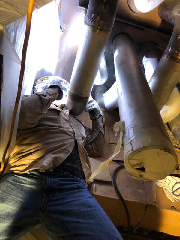Convection Tube Weldout